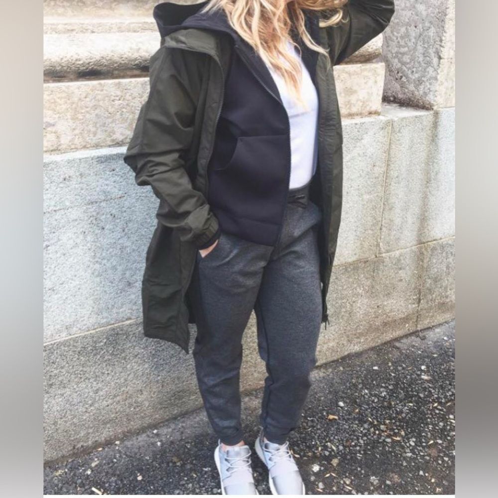 Lululemon Dark Olive Easy As Rain Jacket